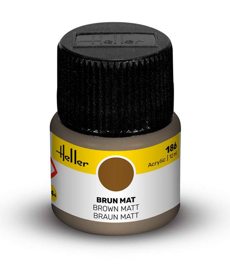 Heller maling 186 - Brown matt