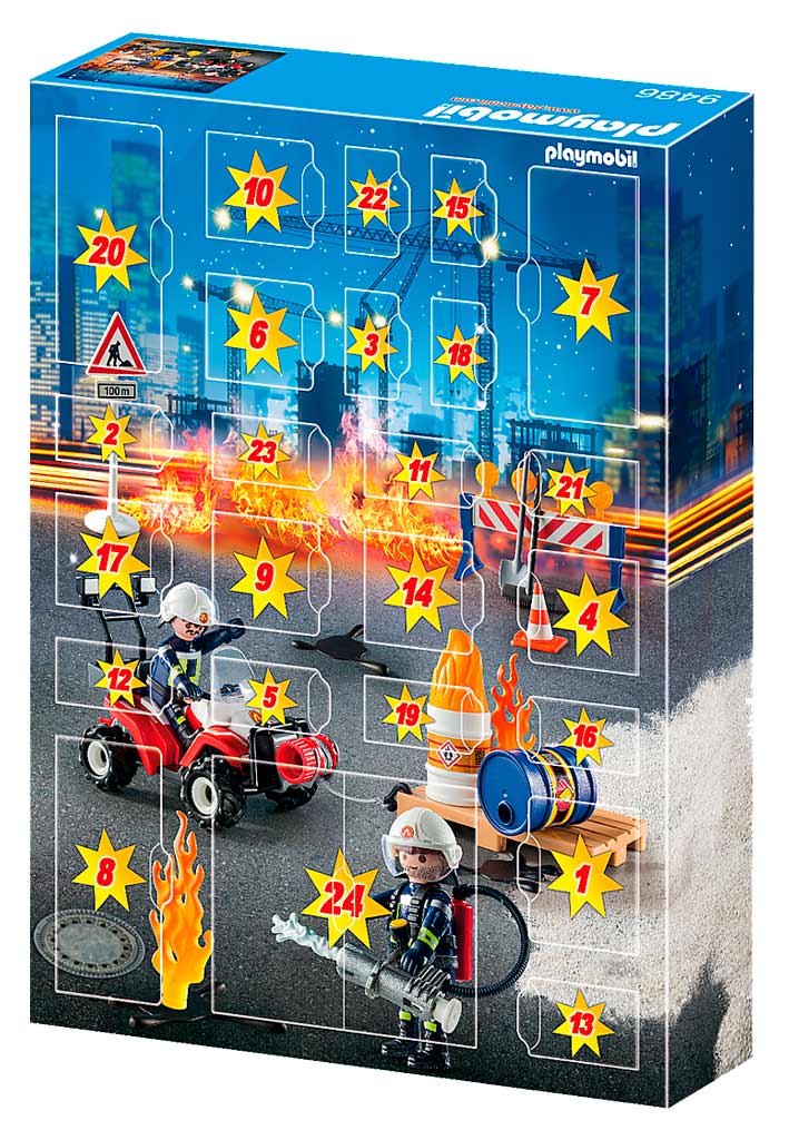 Playmobil julekalender - brand