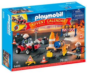 Playmobil julekalender - brand
