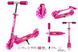 Løbehjul - Nordride med LED - Pink