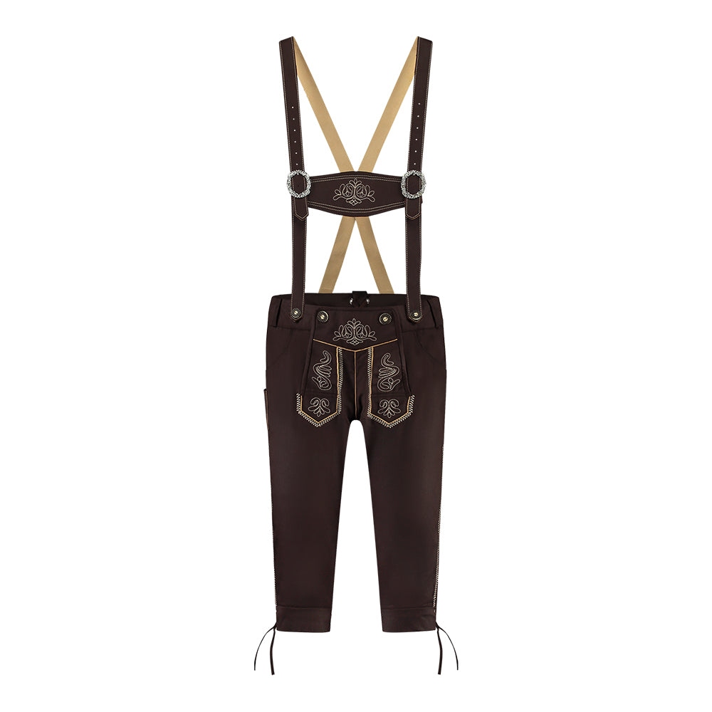 Oktoberfest Lederhosen - Brun