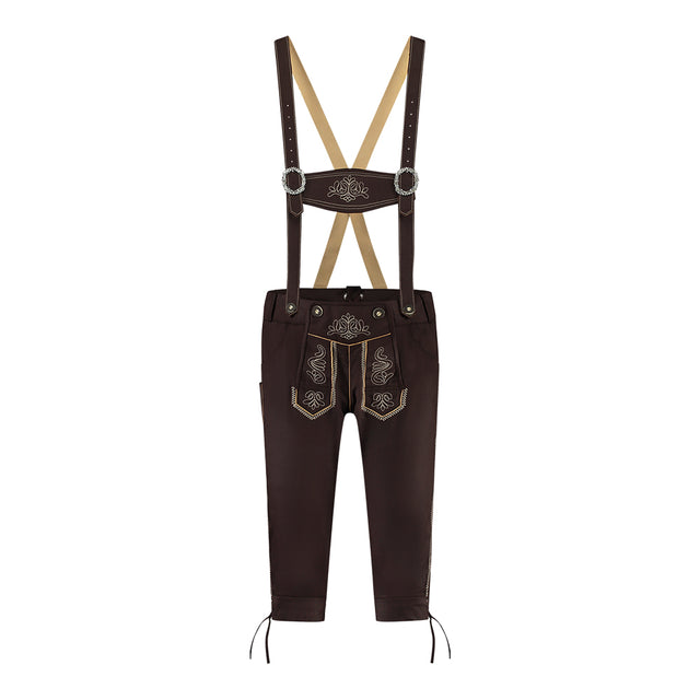 Oktoberfest Lederhosen - Brun