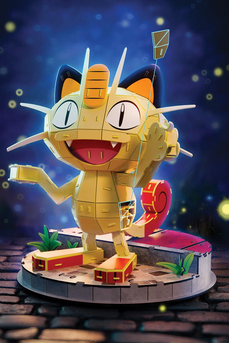 Pokémon 4D Build Meowth, 3D Puslespil & Byggesæt - 137 dele