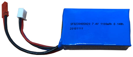 Lithium 7,4v batteri - 1100 mAh