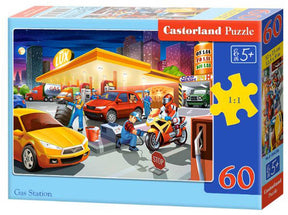 Castorland puslespil - Tankstation - 60 brikker