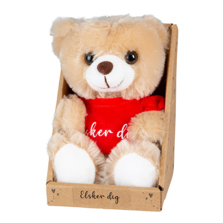 T-Bear Elsker Dig – Blød Bamse ca. 20 cm