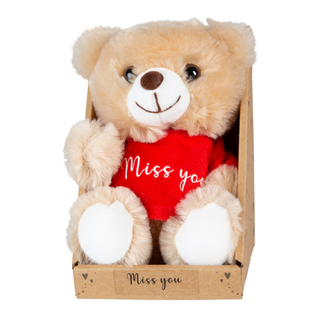 T-Bear Miss you – Blød Bamse ca. 20 cm