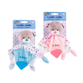 B beez Bamse Teddy Nusseklud - Blå