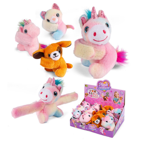 Plush Pet slap-on armbånd – Søde plysdyr