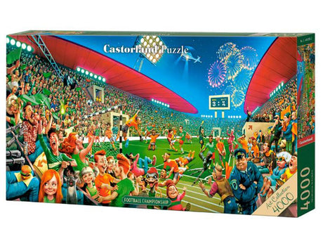 Castorland Fodboldkampen panorama puslespil – 4000 brikker