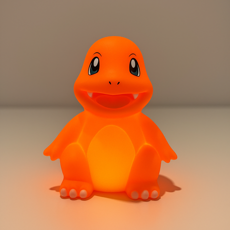 Charmander Natlampe – Blød LED Børnelampe