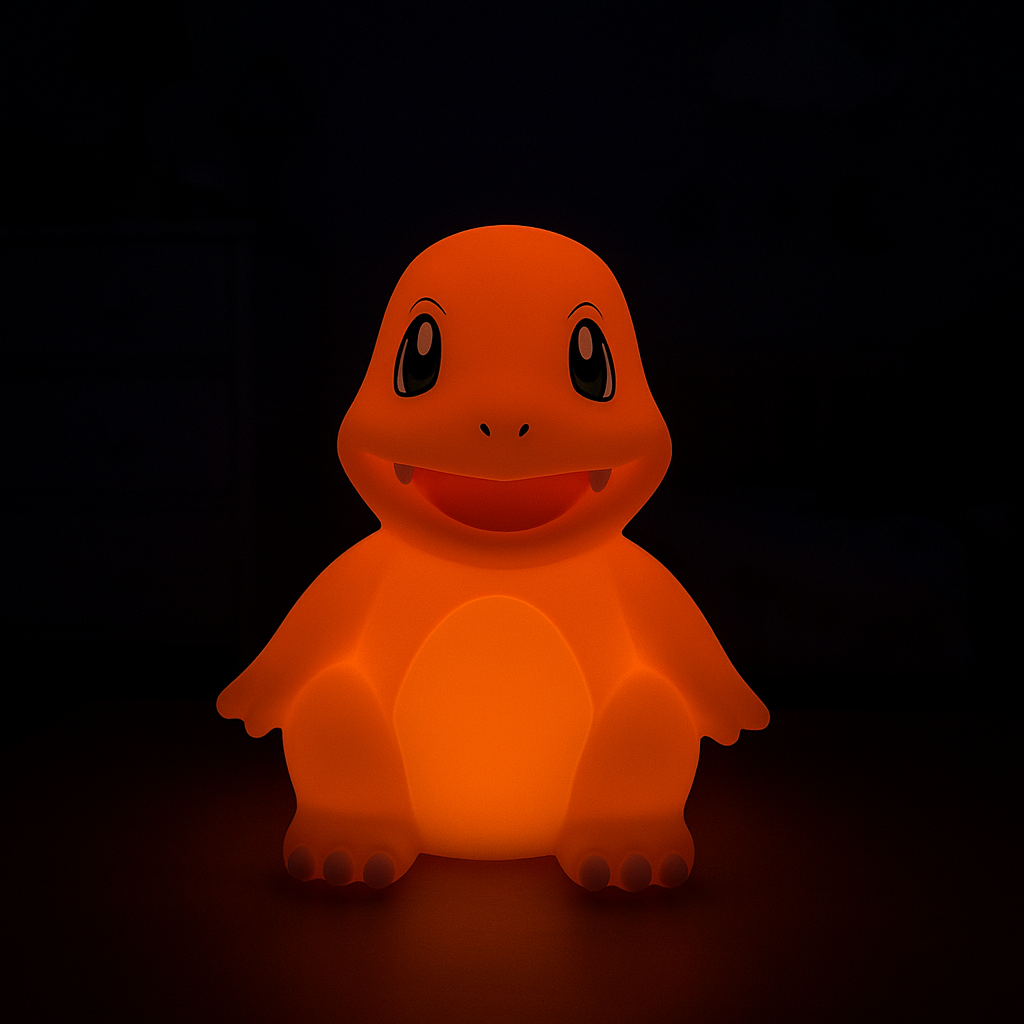 Charmander Natlampe – Blød LED Børnelampe