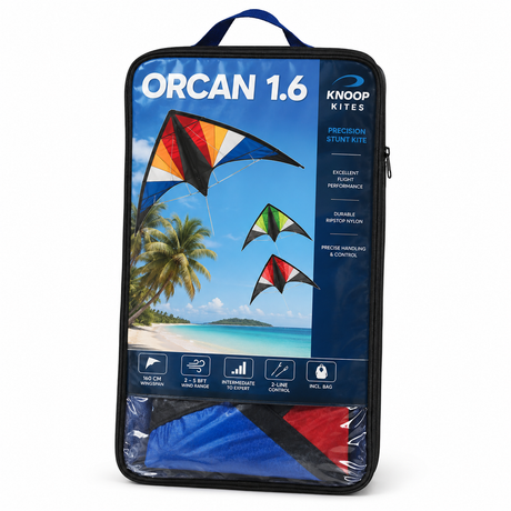 Knoop Kites Orcan 1.6 stuntdrage - 160 x 80 cm