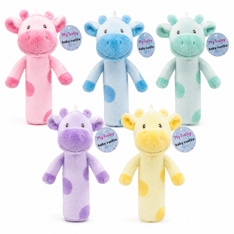 My Teddy giraf 15 cm – lyseblå