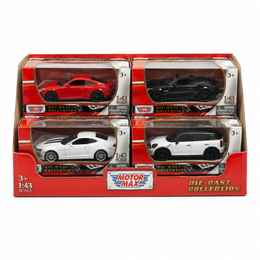 Die-cast biler 1:43 – assorterede modeller