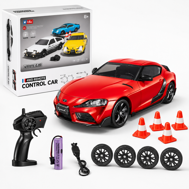 Fjernstyret 4WD-sportsvogn - Rød