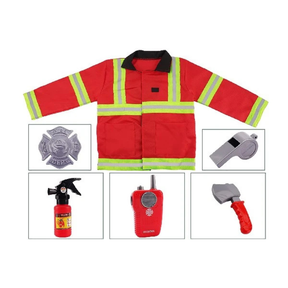 Brandmandsudklædning med jakke og tilbehør