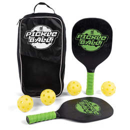 Pickleball sæt med bat, bolde og taske
