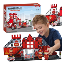 Magnetic Tiles Fire Control byggesæt 48 dele