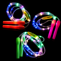 LED Sjippetov 2.8m - Assorteret farve