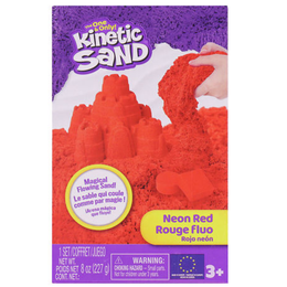 Kinetic Sand Neon-Box rød 227 g