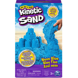 Kinetic Sand Neon-Box blå 227 g