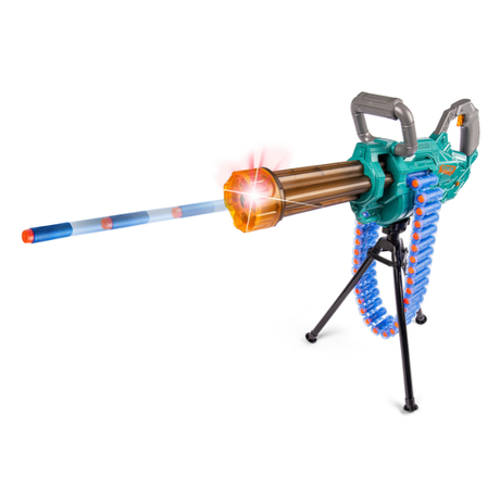 Pioneer Gatling Gun Softbullet Gevær Med Lys