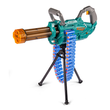 Pioneer Gatling Gun Softbullet Gevær Med Lys