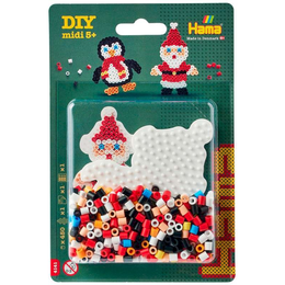 Hama midi blister lille pingvin – ca. 450 perler