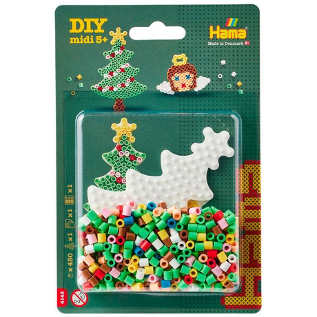Hama midi blister lille juletræ – ca. 450 perler