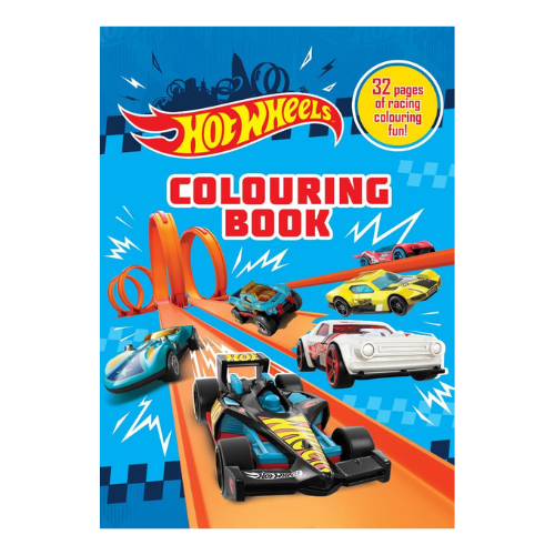 Hot Wheels Colouring Book