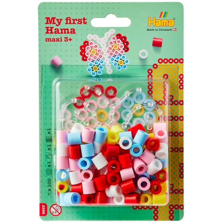 Hama maxi perler & plade sommerfugl – lille blister