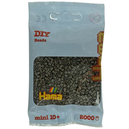 Hama mini perler 501-117 2000 stk - gråbrun