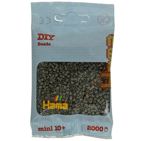 Hama mini perler 501-117 2000 stk - gråbrun