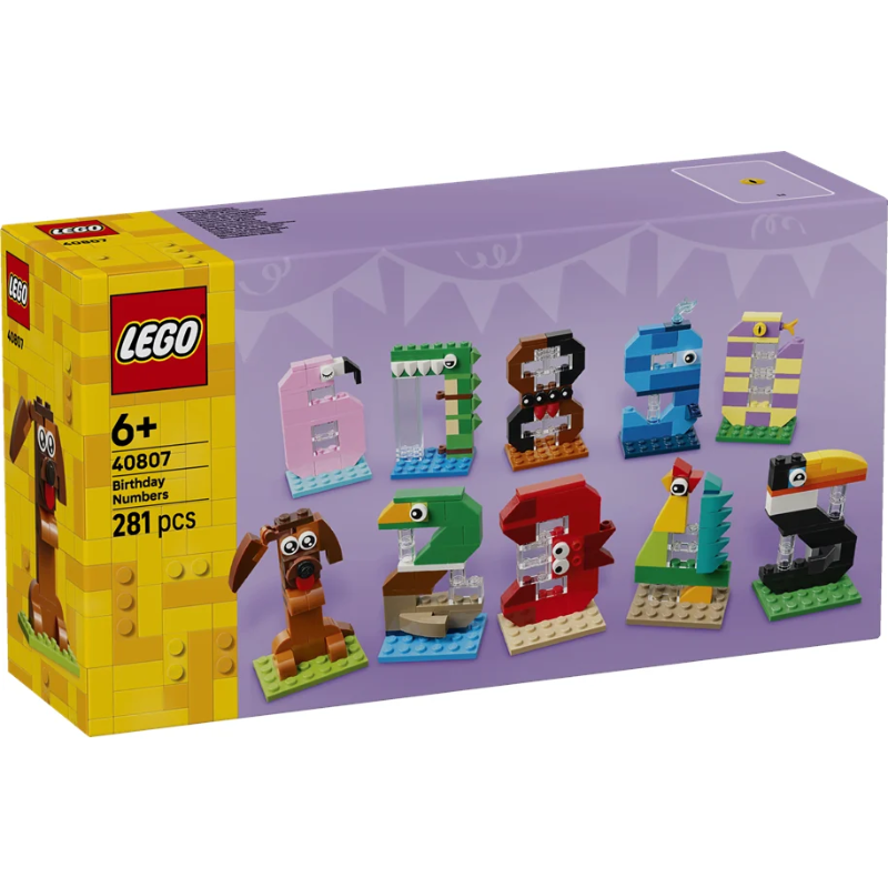LEGO 40807 Birthday Numbers Byggesæt