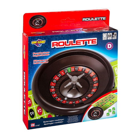 Roulette med 90 Chip - Rejsespil