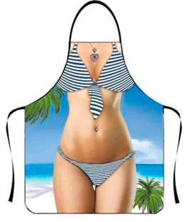 Forklæde - Kvinde i bikini