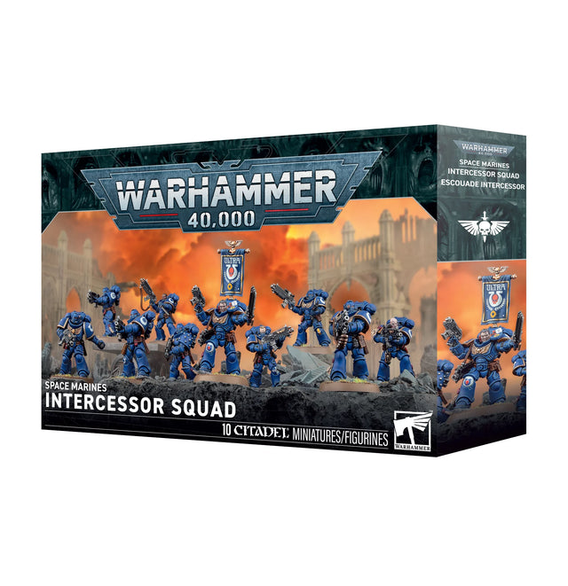 Games Workshop Warhammer 40.000 - Space Marines: Intercessor Squad - 10 figurer