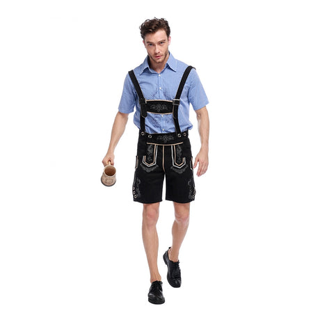 Oktoberfest sæt i blå til mænd