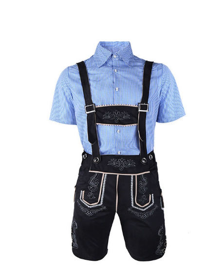 Oktoberfest sæt i blå til mænd