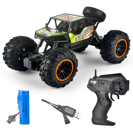 Explorer Climb 1:18 RC Off-Road Bil (20 km/t) - Grøn