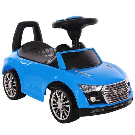 Gåbil til Børn - Klassisk Ride-on Bil - Glossy Blue