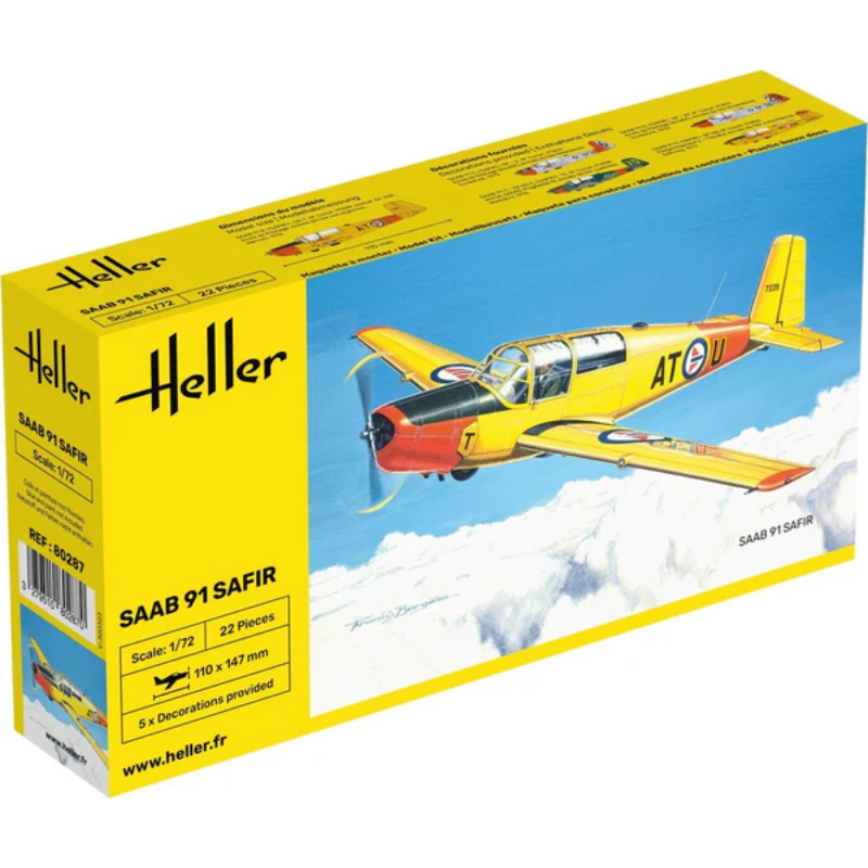 Heller SAAB 91 Safir – Flymodel 1:72