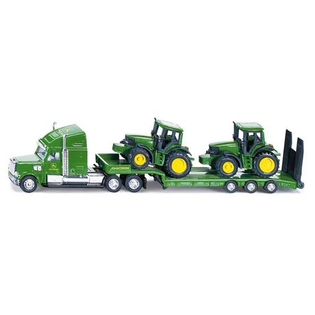 1:87 Low Loader med 2 John Deere traktorer