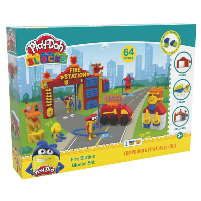 Play-Doh Brandstation Byggesæt med Klodser