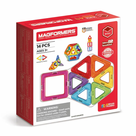 Magformers Basissæt 14 dele – magnetisk byggesæt