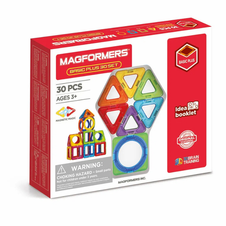 Magformers Basic Plus 30 dele magnetisk byggesæt