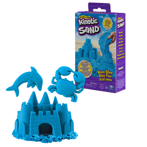 Kinetic Sand Neon-Box blå 227 g