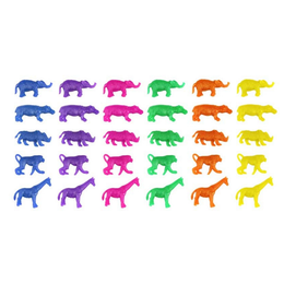 Stretch Animals Jungle 5-6 cm – Assorteret