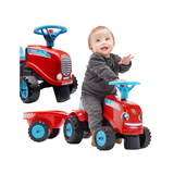 Falk Tractor Go! Gåbil med Trailer